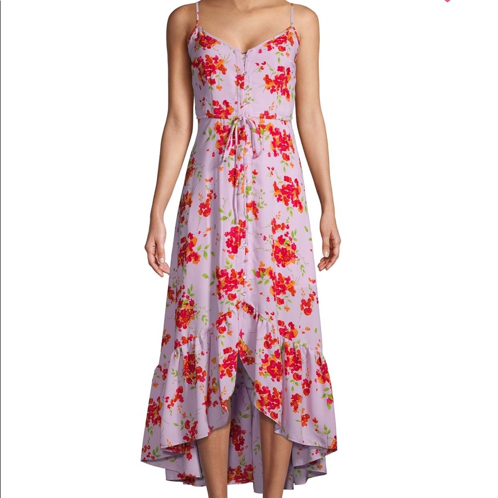 NWT Beautiful Floral Lilac Midi